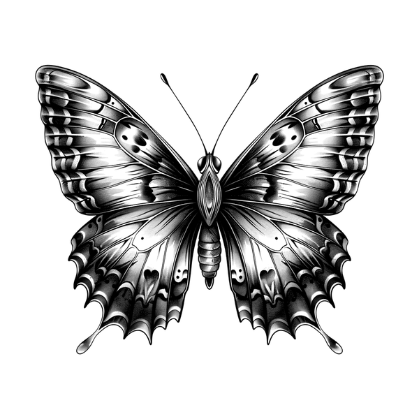 Butterfly tattoo flash design 11 — Apollo Tattoo Studio