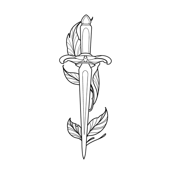 Dagger flash 4 — Apollo Tattoo Studio