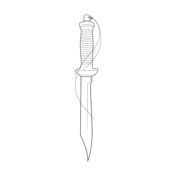 Dagger flash 10 — Apollo Tattoo Studio