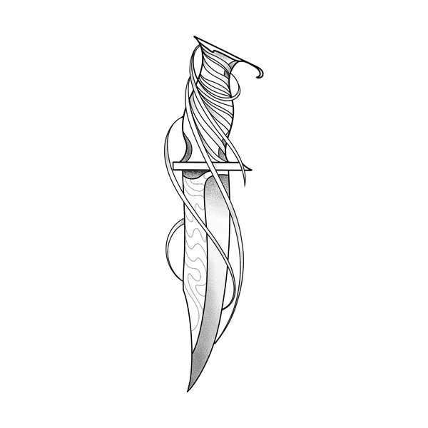 Dagger flash 11 — Apollo Tattoo Studio