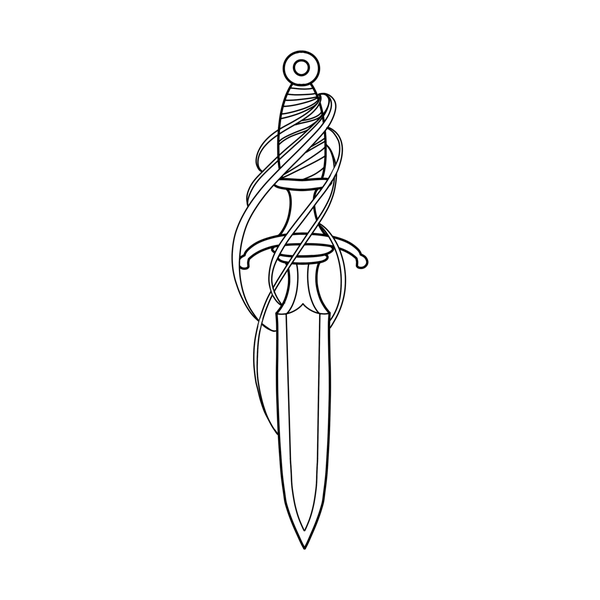 Dagger flash 12 — Apollo Tattoo Studio