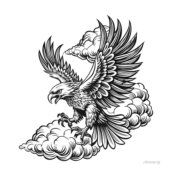 Eagle flash 15 — Apollo Tattoo Studio