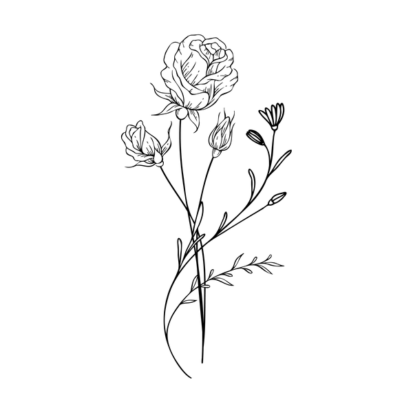 Flower flash 10 — Apollo Tattoo Studio