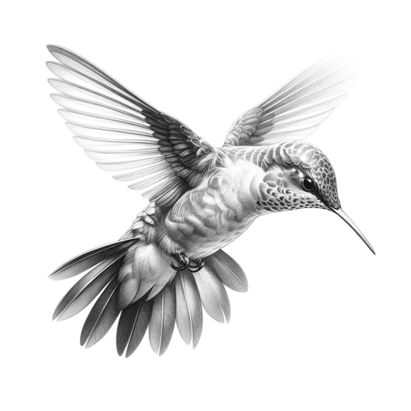 Hummingbird flash 2 — Apollo Tattoo Studio