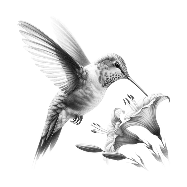 Hummingbird flash 4 — Apollo Tattoo Studio