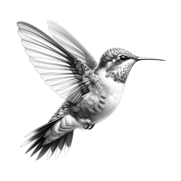 Hummingbird flash 7 — Apollo Tattoo Studio