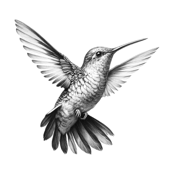 Hummingbird flash 9 — Apollo Tattoo Studio