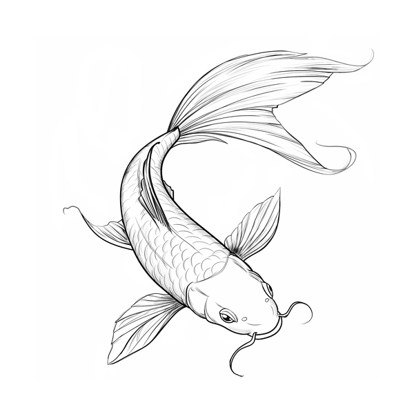 Koi fish flash 5 — Apollo Tattoo Studio