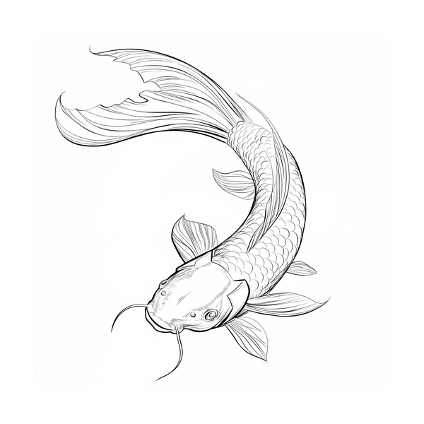 Koi fish flash 7 — Apollo Tattoo Studio