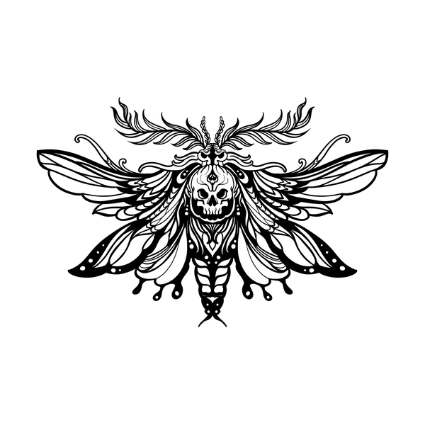 Moth flash 1 — Apollo Tattoo Studio