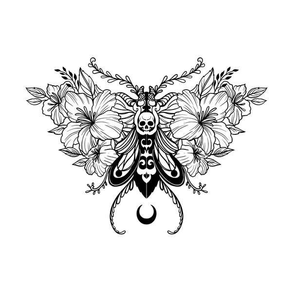 Moth flash 5 — Apollo Tattoo Studio