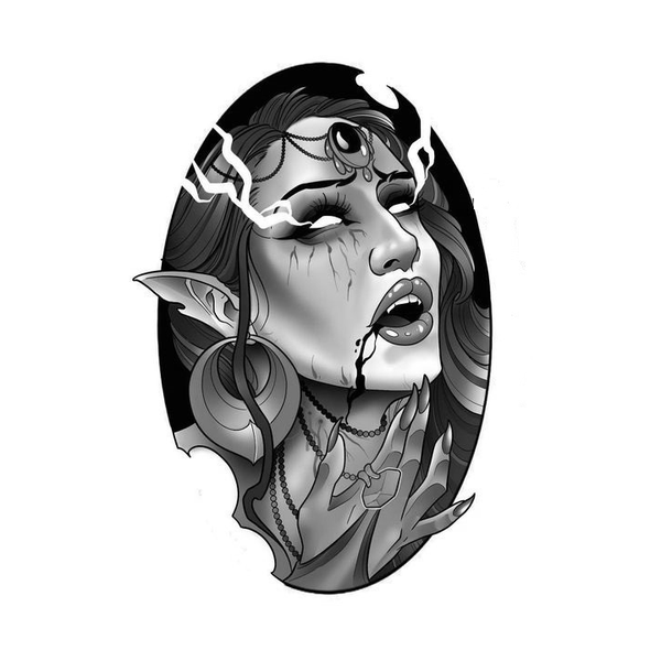 Neo-traditional flash 9 — Apollo Tattoo Studio