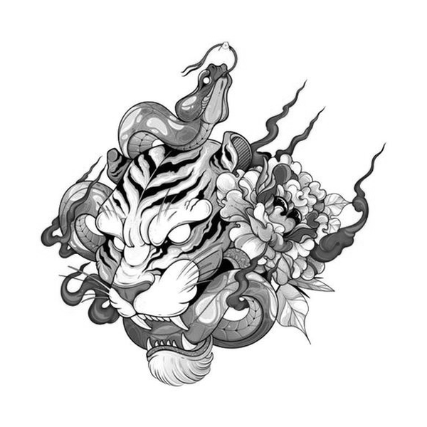 Neo-traditional flash 15 — Apollo Tattoo Studio
