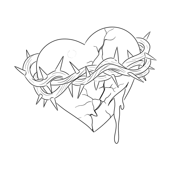 Sacred heart flash 3 — Apollo Tattoo Studio