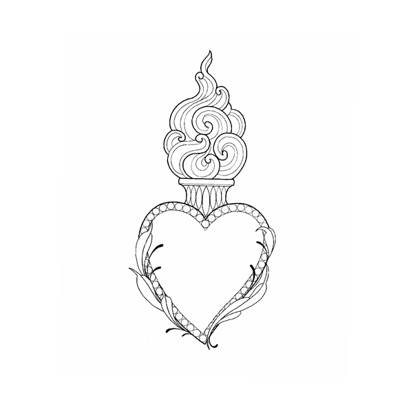 Sacred heart flash 5 — Apollo Tattoo Studio