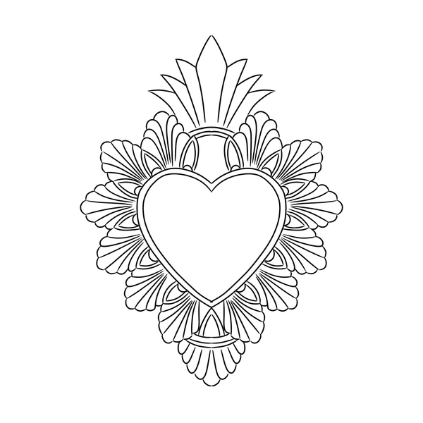 Sacred heart flash 9 — Apollo Tattoo Studio