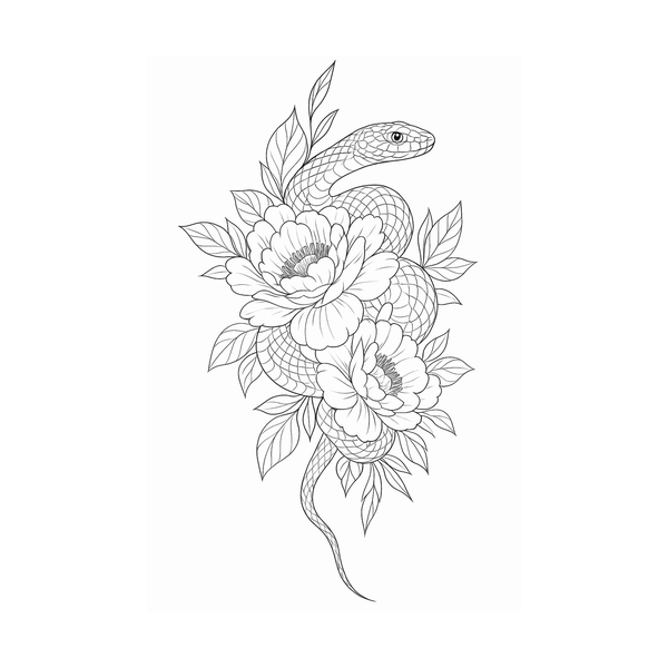 Snake flash 6 — Apollo Tattoo Studio