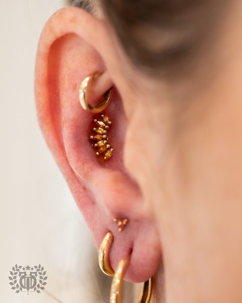 Blue Mason portfolio — Apollo Tattoo Studio, Piercing work by Blue, piece 2