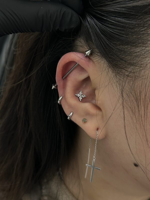 Industrial Piercing at Apollo Tattoo & Piercing Studio — Apollo Tattoo & Piercing Studio 4