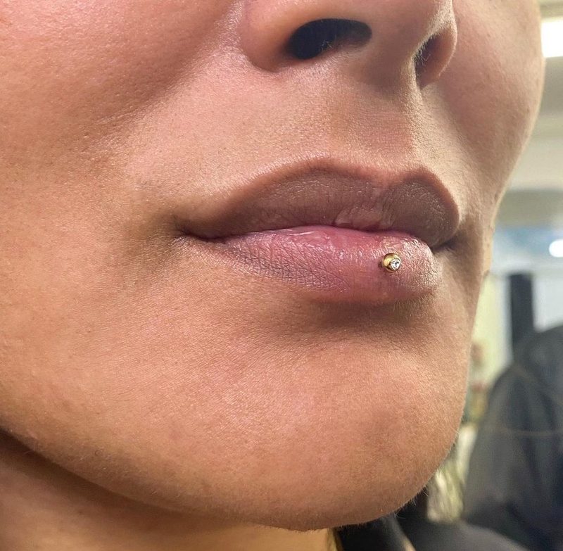 Lip piercing at Apollo — Apollo Tattoo & Piercing Studio 10