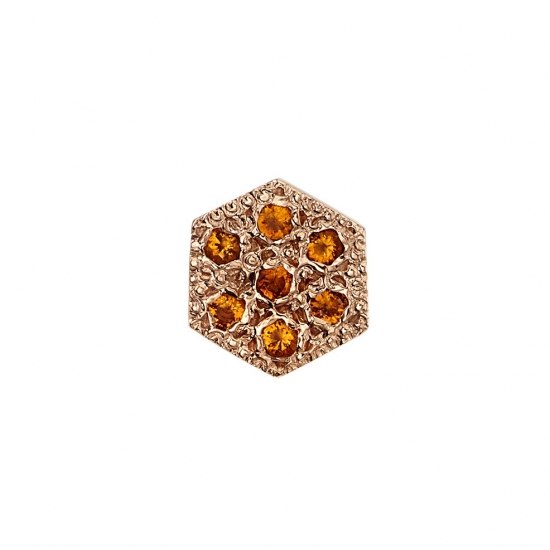 Pave Gem Hexagon