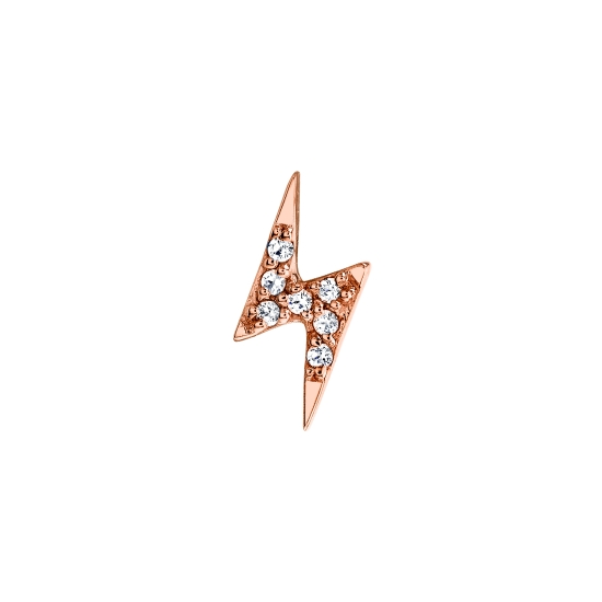 Micro Pave Lightning Bolt