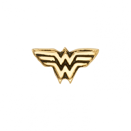 Threaded End with Wonder Woman - 5mm - Antiqued Finish