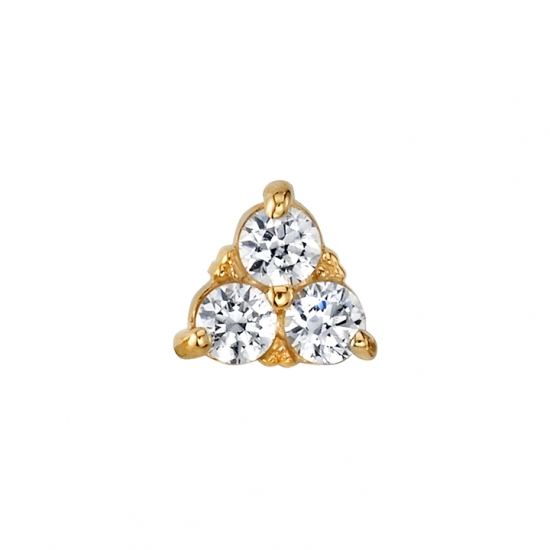 Beaded Tri Prong