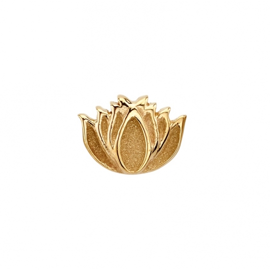 Sandblasted Relief Lotus