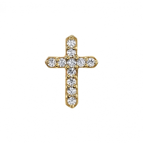Micro Pave Cross