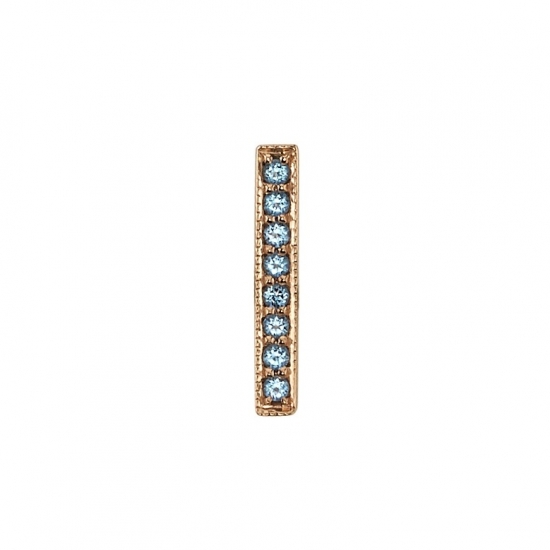 8 Gem Milgrain Strip