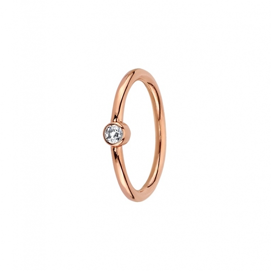 Round Bezel Ring - 4mm Gem
