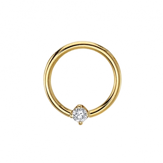 Round Prong Ring - 3mm Gem