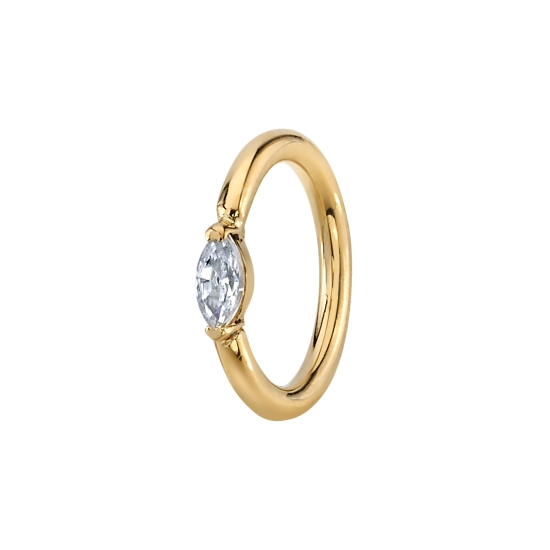 Marquise V Prong Ring
