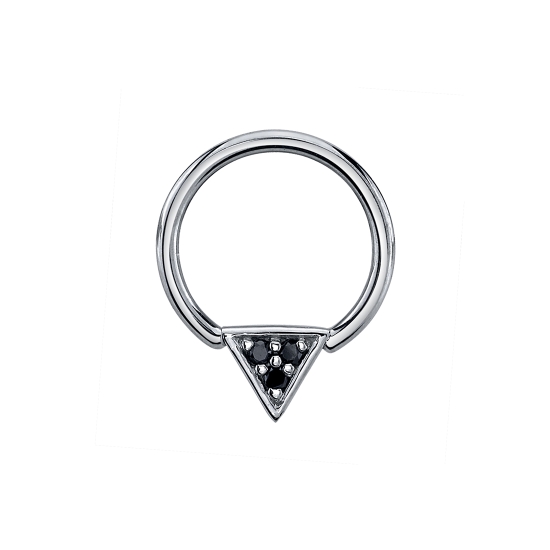 Micro Pave Triangle Ring