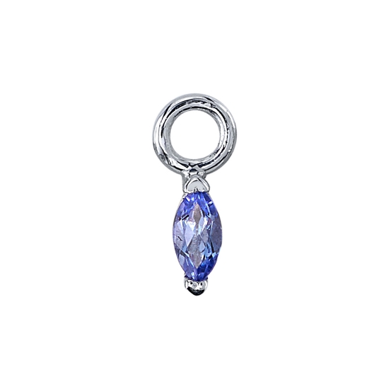 Marquise V Prong Charm
