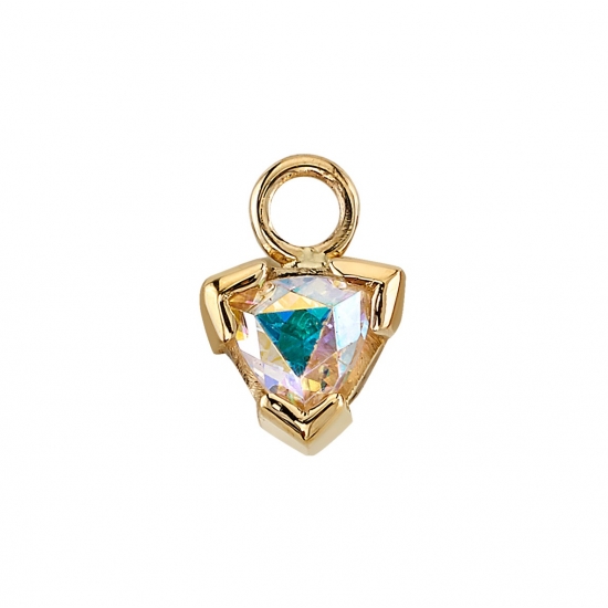 Trillion Half Bezel Charm
