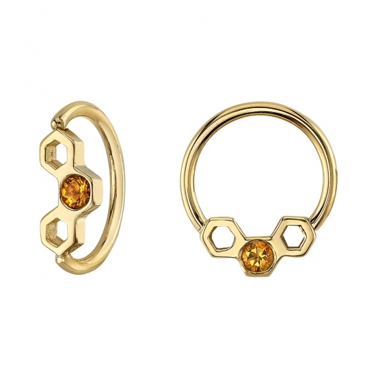 Honeycomb ring