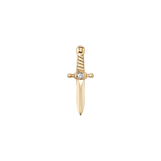 Dagger with single gem