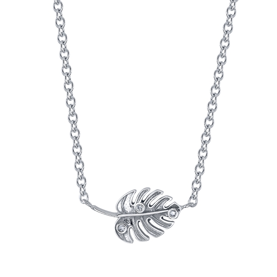 Monstera Necklace