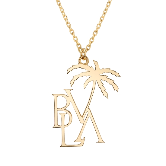 NIKI PALM TREE MONOGRAM