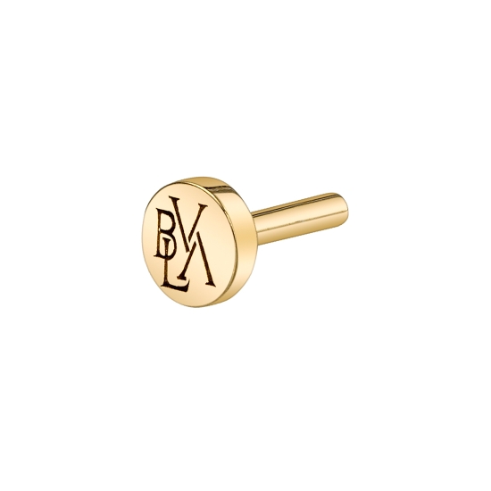 Monogram Threadless Labret Post