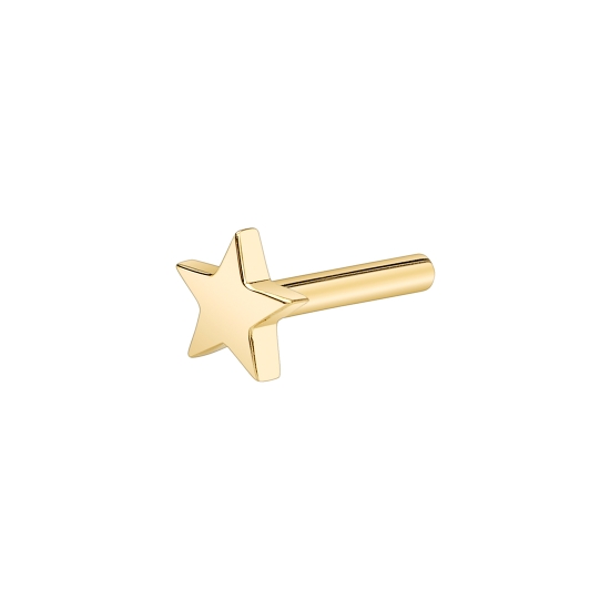 FLAT STAR LABRET POST