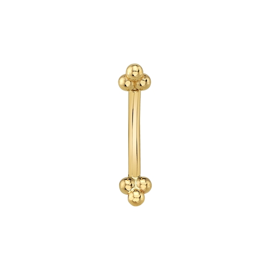 Pin with Tri Bead Cluster