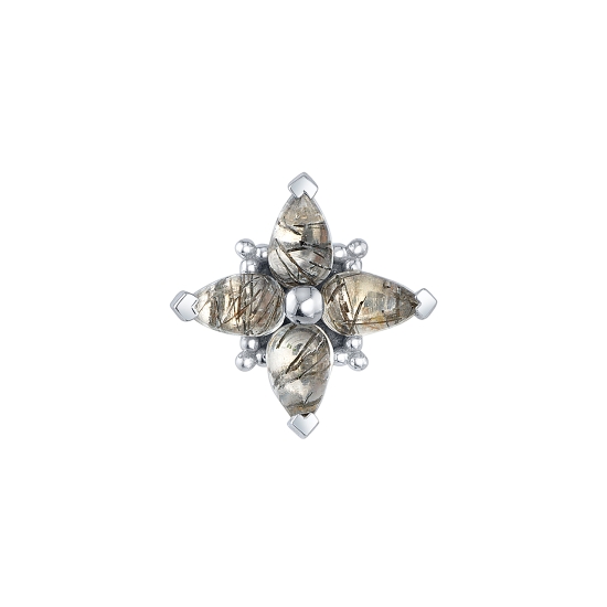 CABOCHON PEAR PLEADES - POINTS OUT