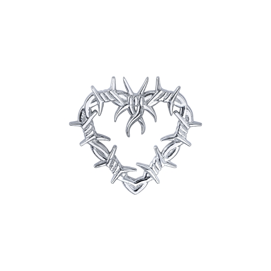 11mm Barbed Wired Heart