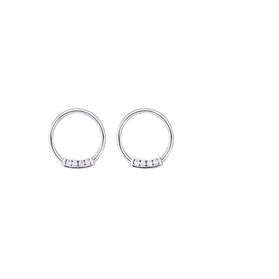 4 Gem Channel Ring