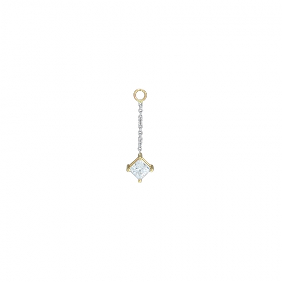 Princess Prong Chain Charm