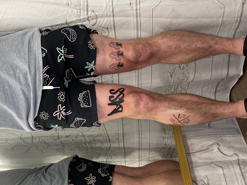 Blackwork tattoo — illustrative narrative piece