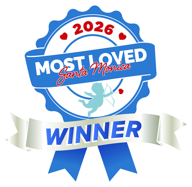 Santa Monica's Most Loved 2026 Winner badge for Apollo Tattoo & Piercing Studio